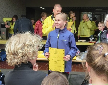 Leonie wird Gesamtdritte.