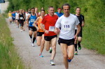 Die 10,5 km-Läufer auf dem Kanalweg
