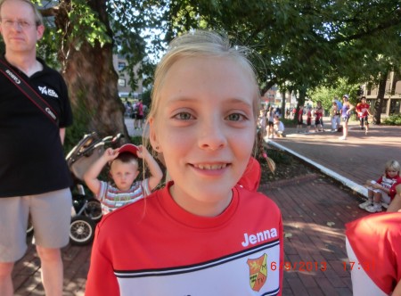 ... und auch Jenna freut sich sichtlich !!