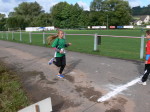 Auch Leonie ist im Ziel