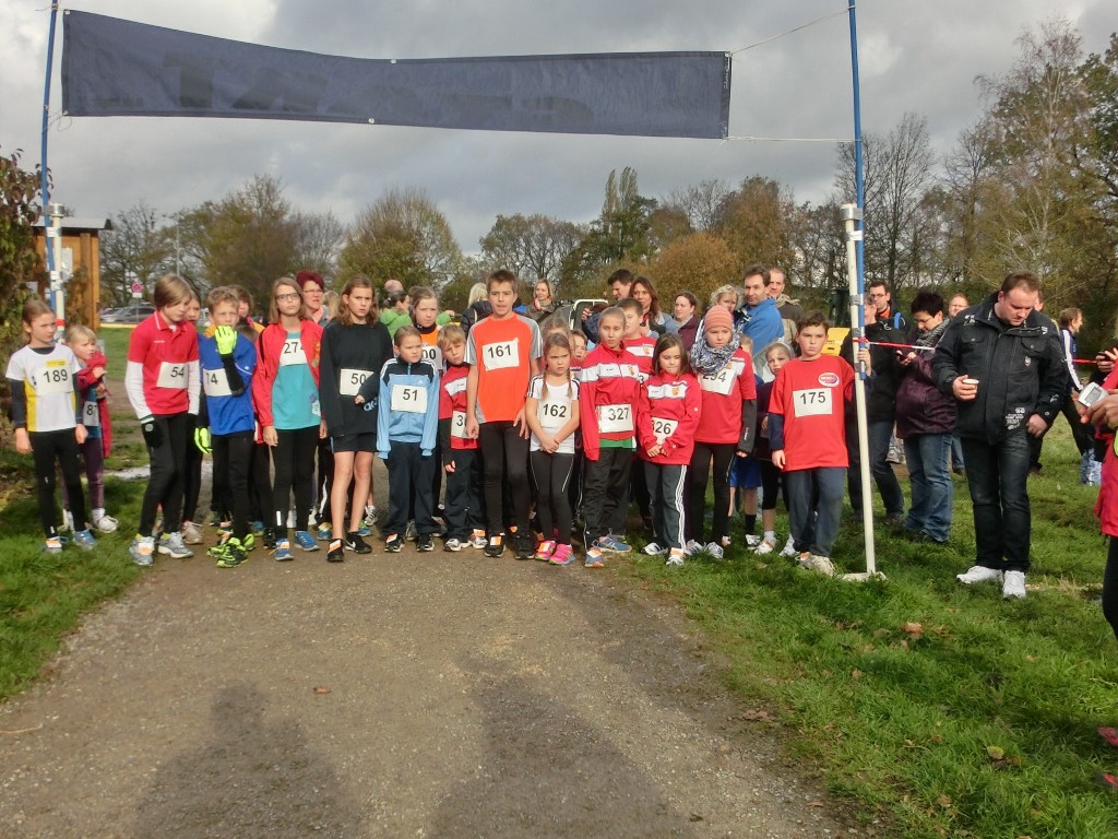 Der Start für den Kinderlauf über 1000 m.