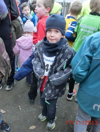 Henry kurz vor seinem Start.