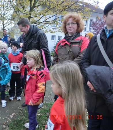 Jana & Johanna warten auf ihren Start.