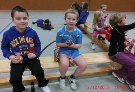 Lorenz und besonders Jakob freuen sich.