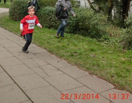 Henry ist unser Schnellster - er wird Dritter seiner Altersklasse (AK).