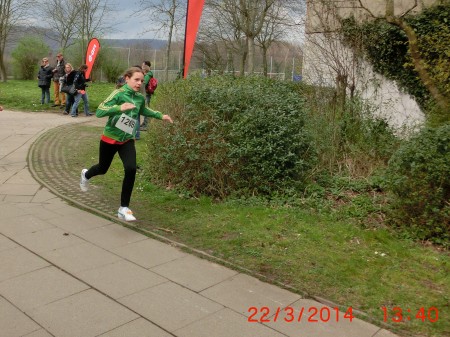 Natalie wird Dritte ihrer Altersklasse.