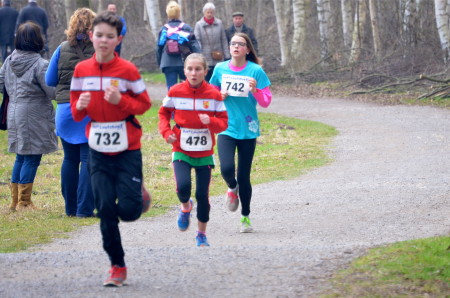 Hannes & Leonie auf dem Weg ins Ziel.