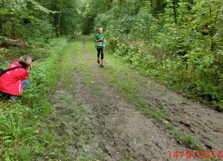 Durch den langen Regen war die Laufstrecke sehr schlammig geworden