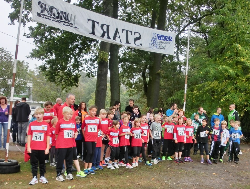 Kurz vor dem Start in Heessel. Und wieder ist es "Rot" am Start !!! 