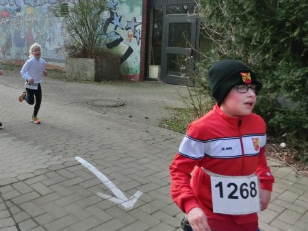Ben kurz vor dem Ziel.