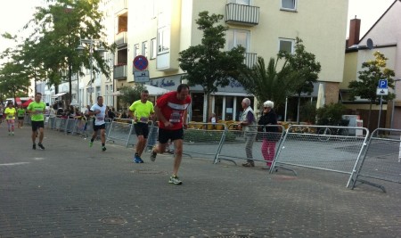 Michael bei einer seiner fünf Runden.