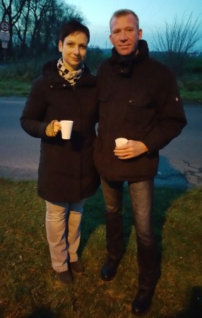 Die Organisatoren Nicole & Michael Windmann haben alles im Griff.