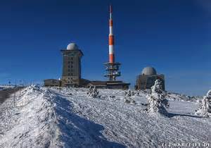 Das Ziel, der verschneite Brocken !!