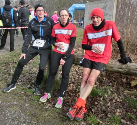 Fabian Jochim, Carmen Pollack & Michael Jäkel nach ihren drei Seerunden.