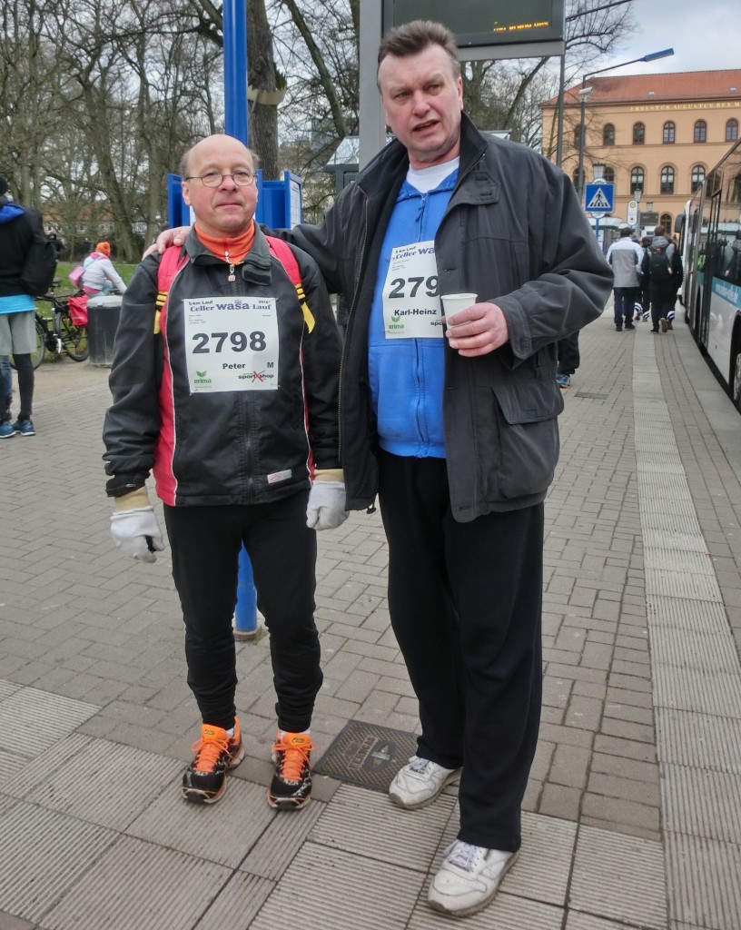 Peter Lieser (li.) und sein bester Freund Karl-Heinz Schmidt aus Celle.