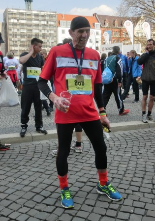 Michael hat es trotzdem noch geschafft und ist auch recht zufrieden,