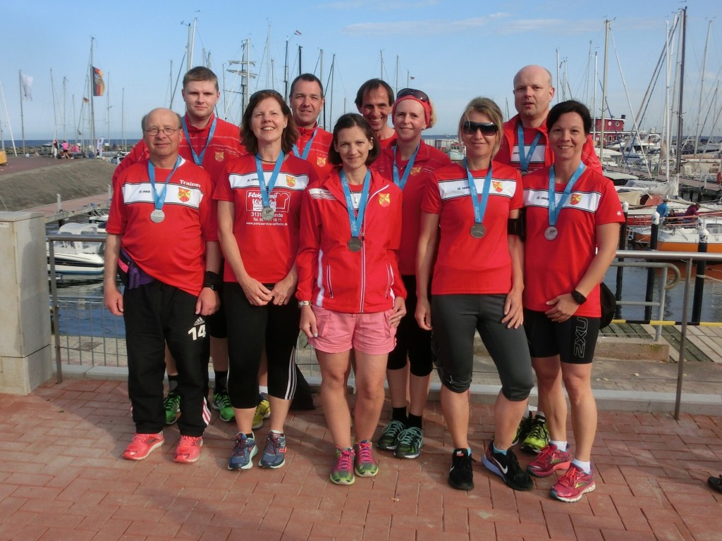 Nach 9:21:44 Stunden sind die 95,5 km von Husum nach Damp geschafft.