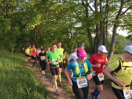Beim Rennsteiglauf wird es immer voll auf der Strecke.