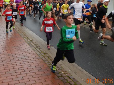 Emily kurz nach dem Start-